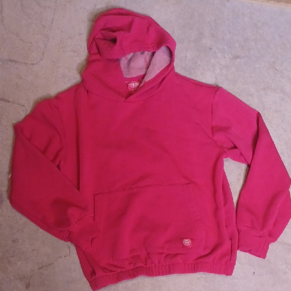 Mondetta Pink Pullover Hoodie Sweatshirt Size M 10 12